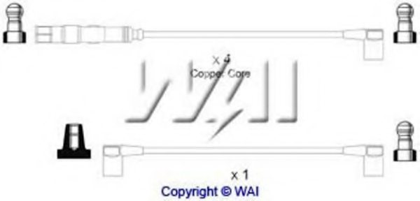 WAIglobal SL131 Ignition Cable Kit